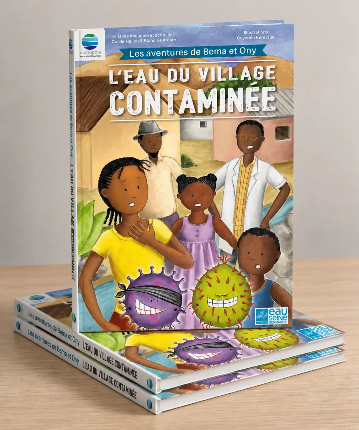 BD L'eau du village contaminée